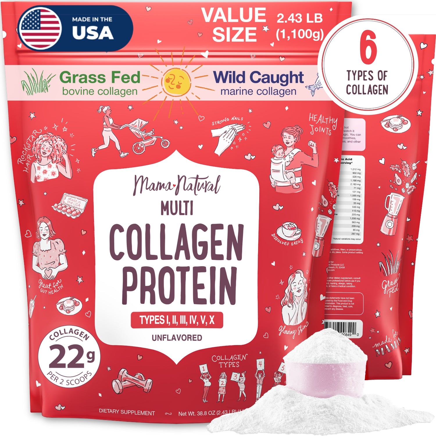 Multi Collagen Protein Value Pack (100 Servings)