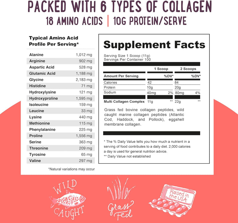 Multi Collagen Protein Value Pack (100 Servings)