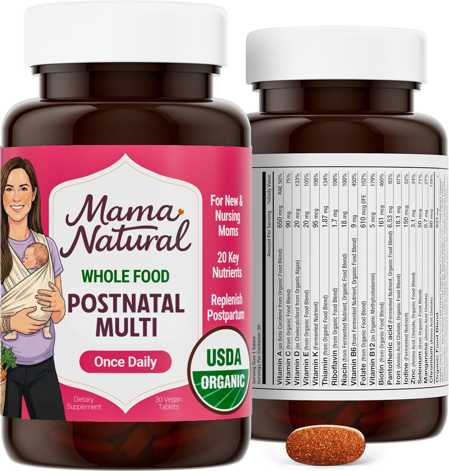 Organic Postnatal Multivitamin