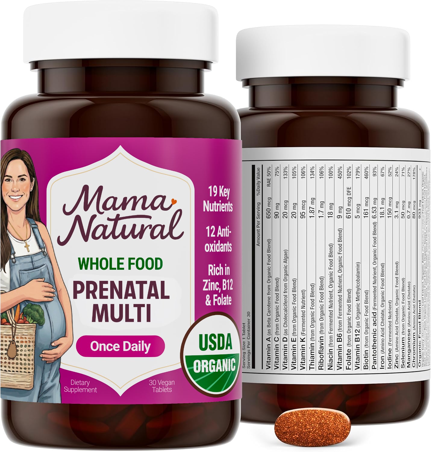 Organic Prenatal Multivitamin