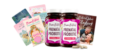 z Prenatal Probiotics Bundle (2 x Prenatal Probiotics + Pregnancy Affirmation Cards FREE + Natural Labor Playbook Ebook)