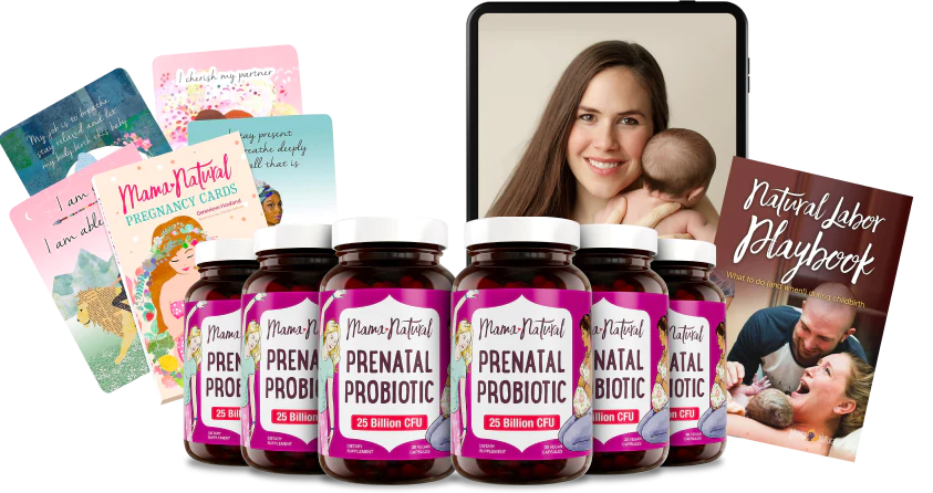 Mama Natural Ultimate Value Bundle 6 X Prenatal Probiotics Pregnanc Mama Natural 5713